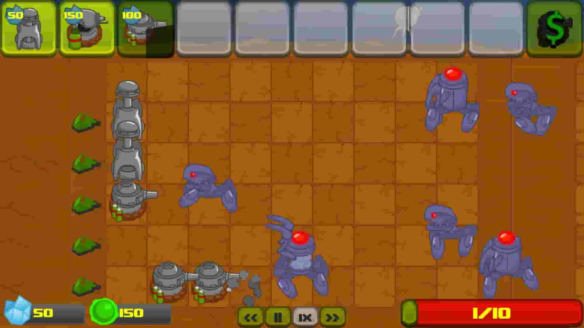 Martians Vs Robots screenshot thumbnail screenshot 4