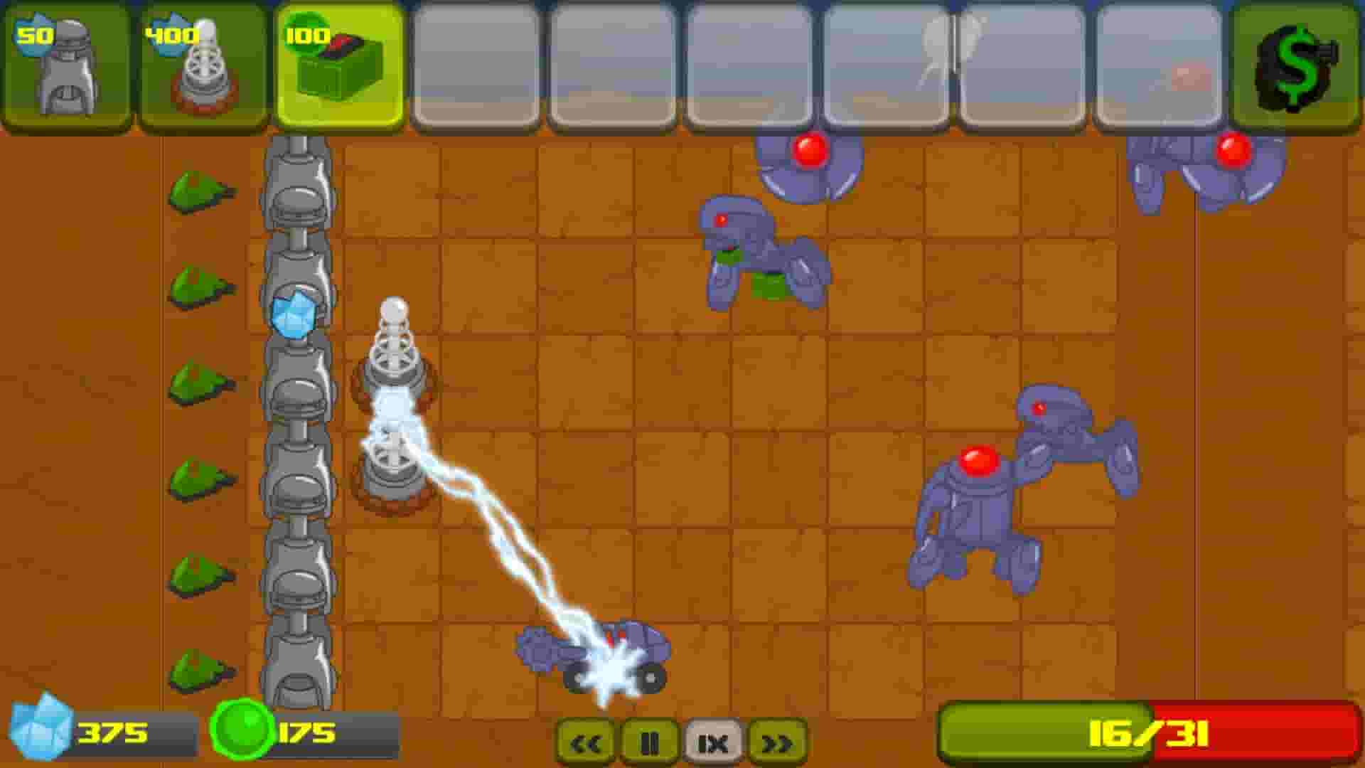 Martians Vs Robots screenshot thumbnail screenshot 5