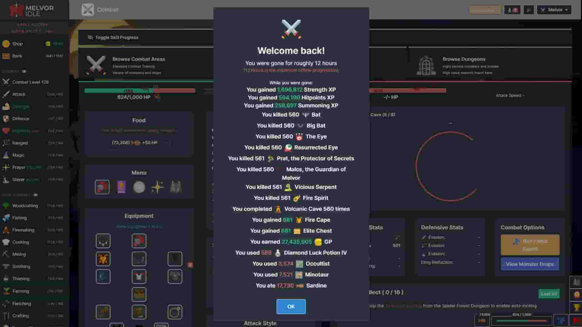 Melvor Idle screenshot thumbnail screenshot 11