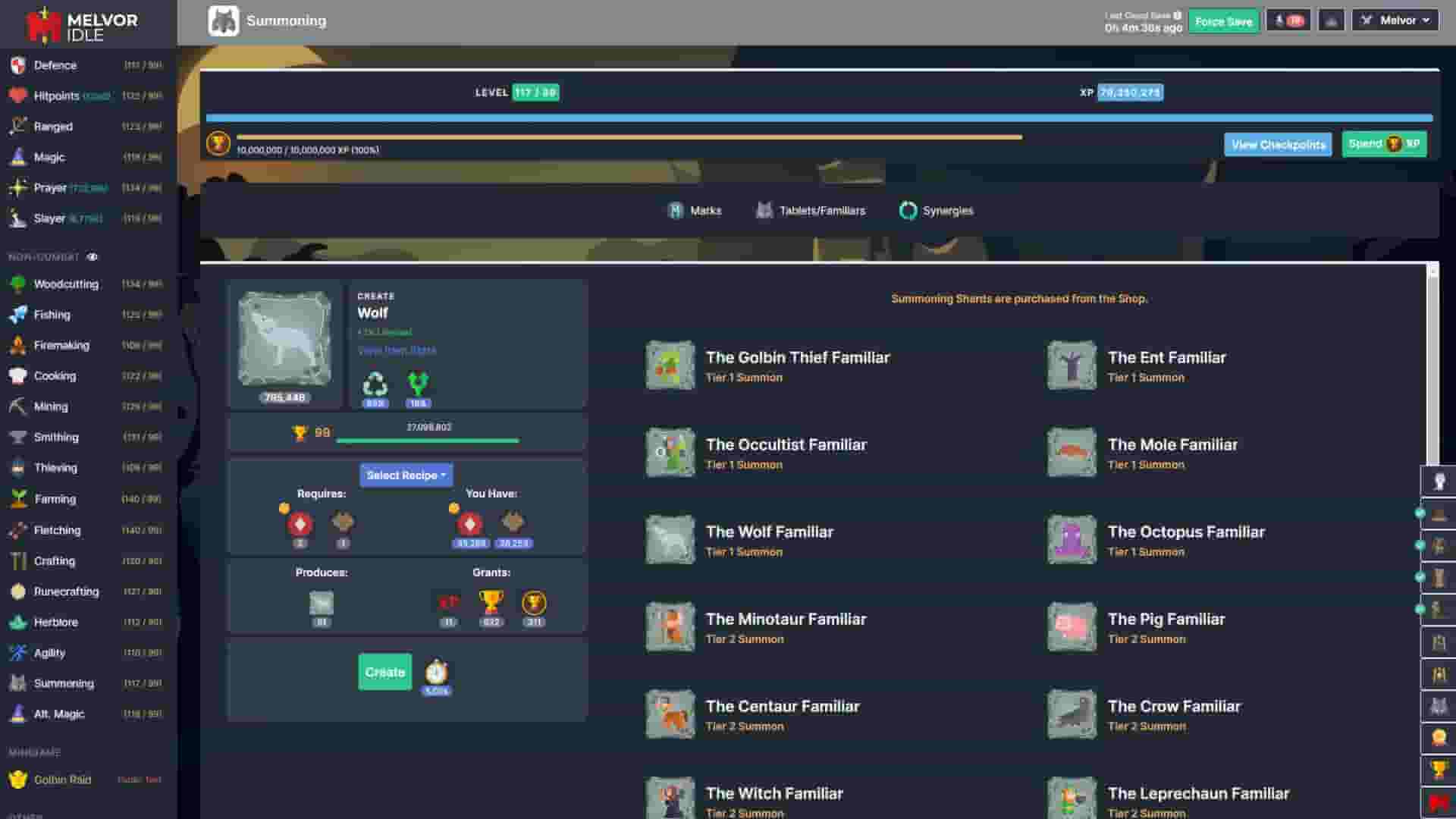 Melvor Idle screenshot thumbnail screenshot 14