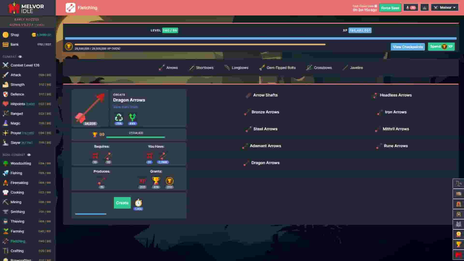 Melvor Idle screenshot thumbnail screenshot 15