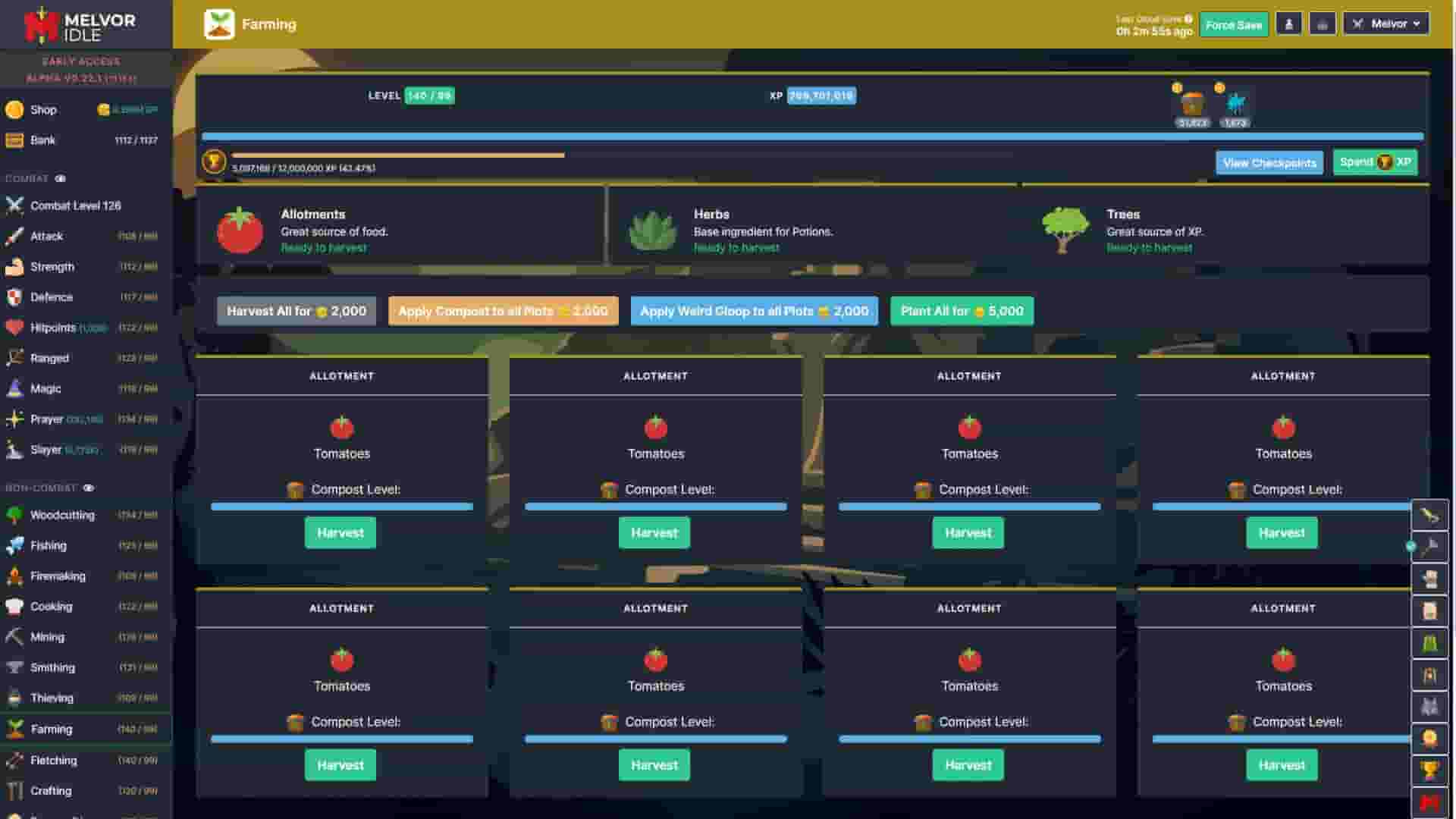 Melvor Idle screenshot thumbnail screenshot 16