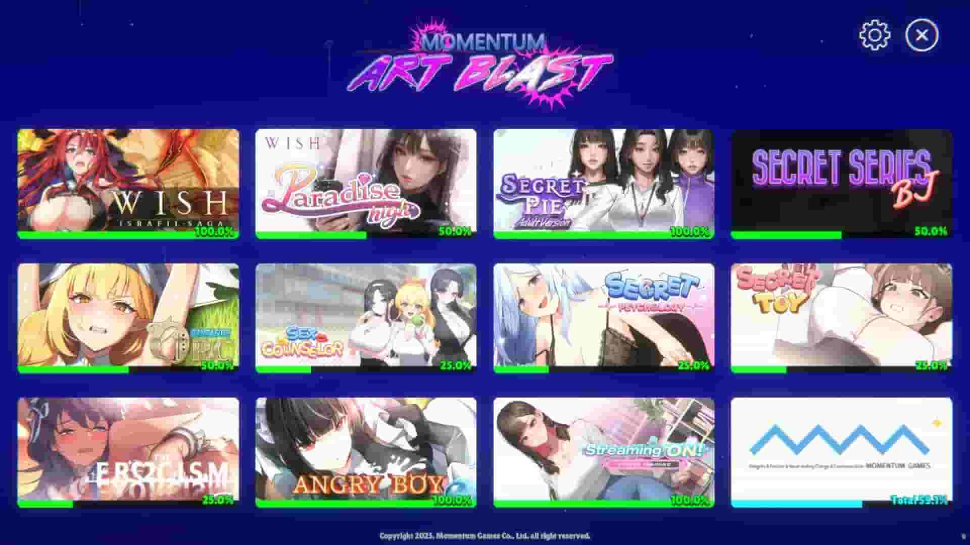 MOMENTUM ART BLAST screenshot thumbnail screenshot 2