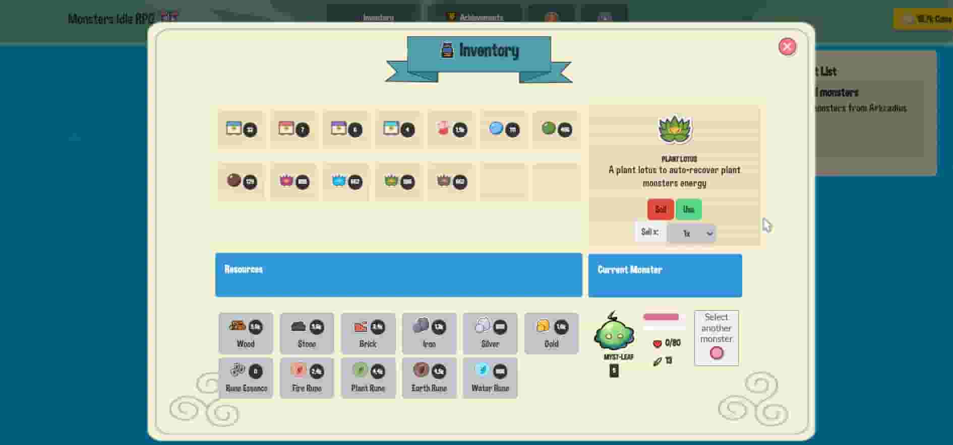 Monsters Idle RPG screenshot thumbnail screenshot 5