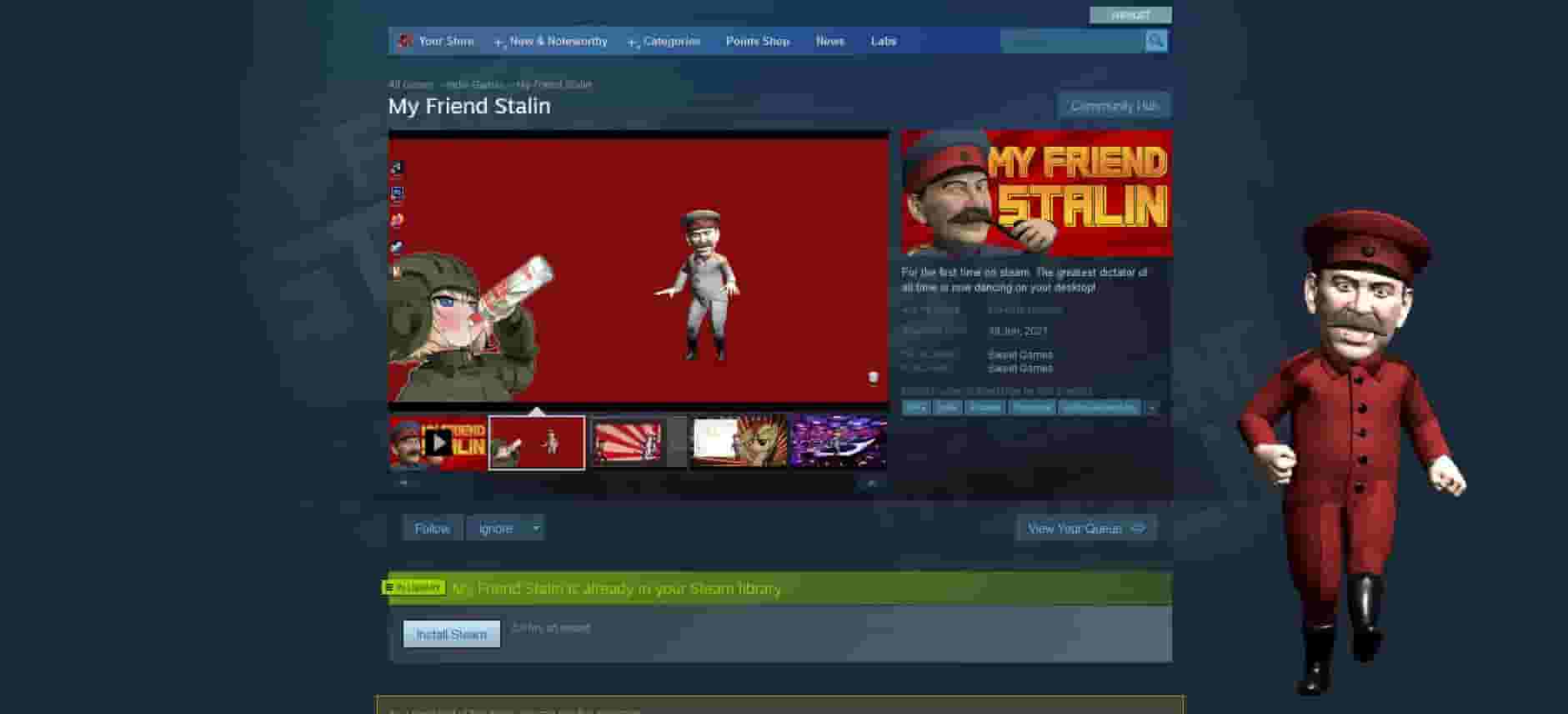 My Friend Stalin screenshot thumbnail screenshot 5