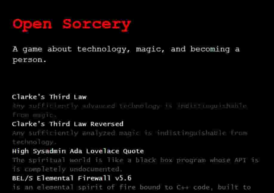 Open Sorcery screenshot thumbnail screenshot 2