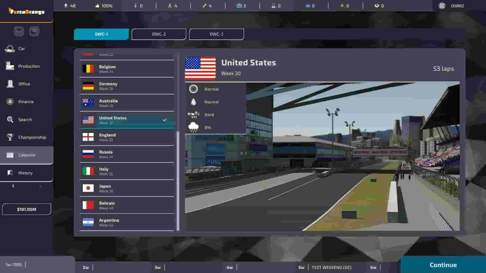 Open Wheel Manager 2 screenshot thumbnail screenshot 3