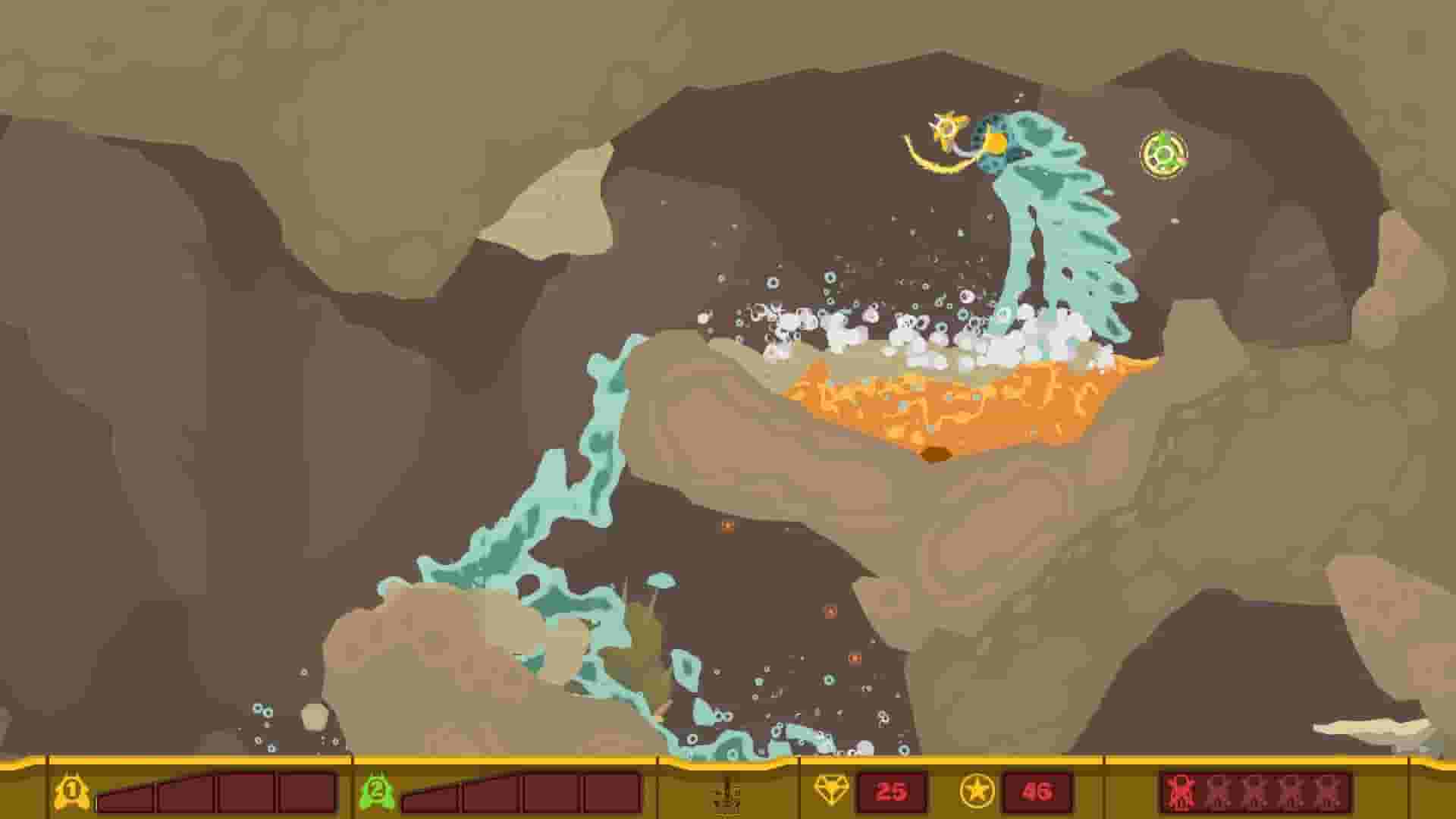 PixelJunk Shooter screenshot thumbnail screenshot 2