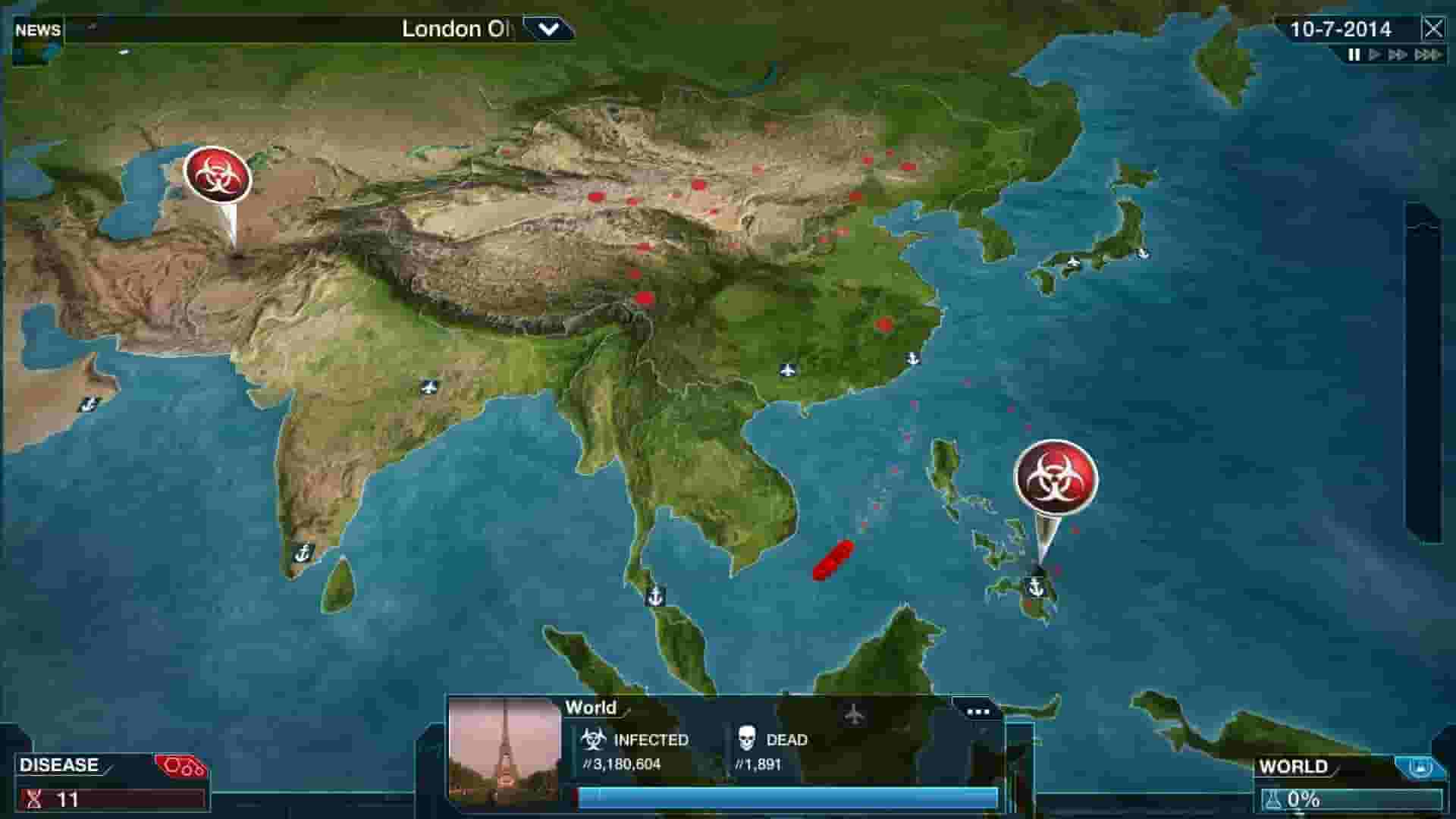 Plague Inc: Evolved screenshot thumbnail screenshot 2