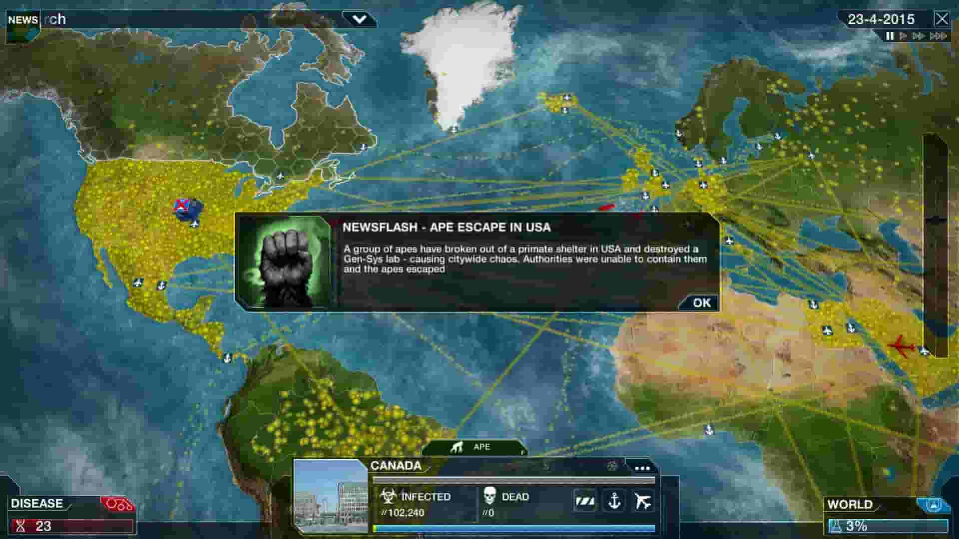 Plague Inc: Evolved screenshot thumbnail screenshot 4