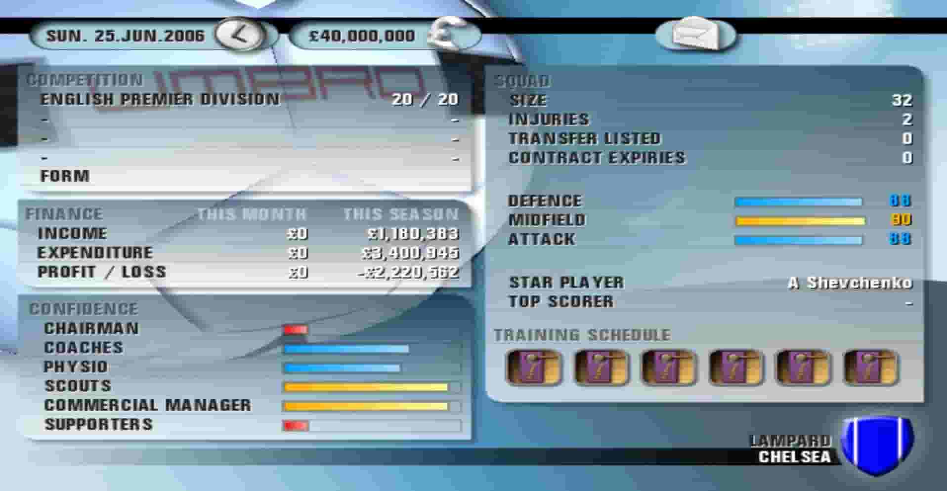 Premier Manager 06/07 screenshot thumbnail screenshot 1