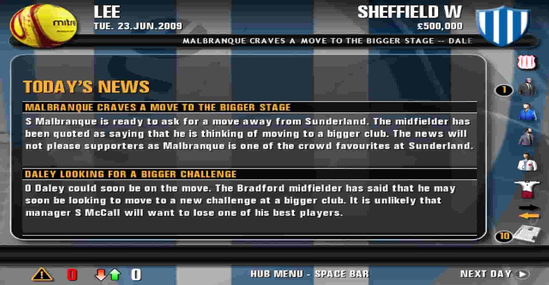 Premier Manager 10 screenshot thumbnail screenshot 10