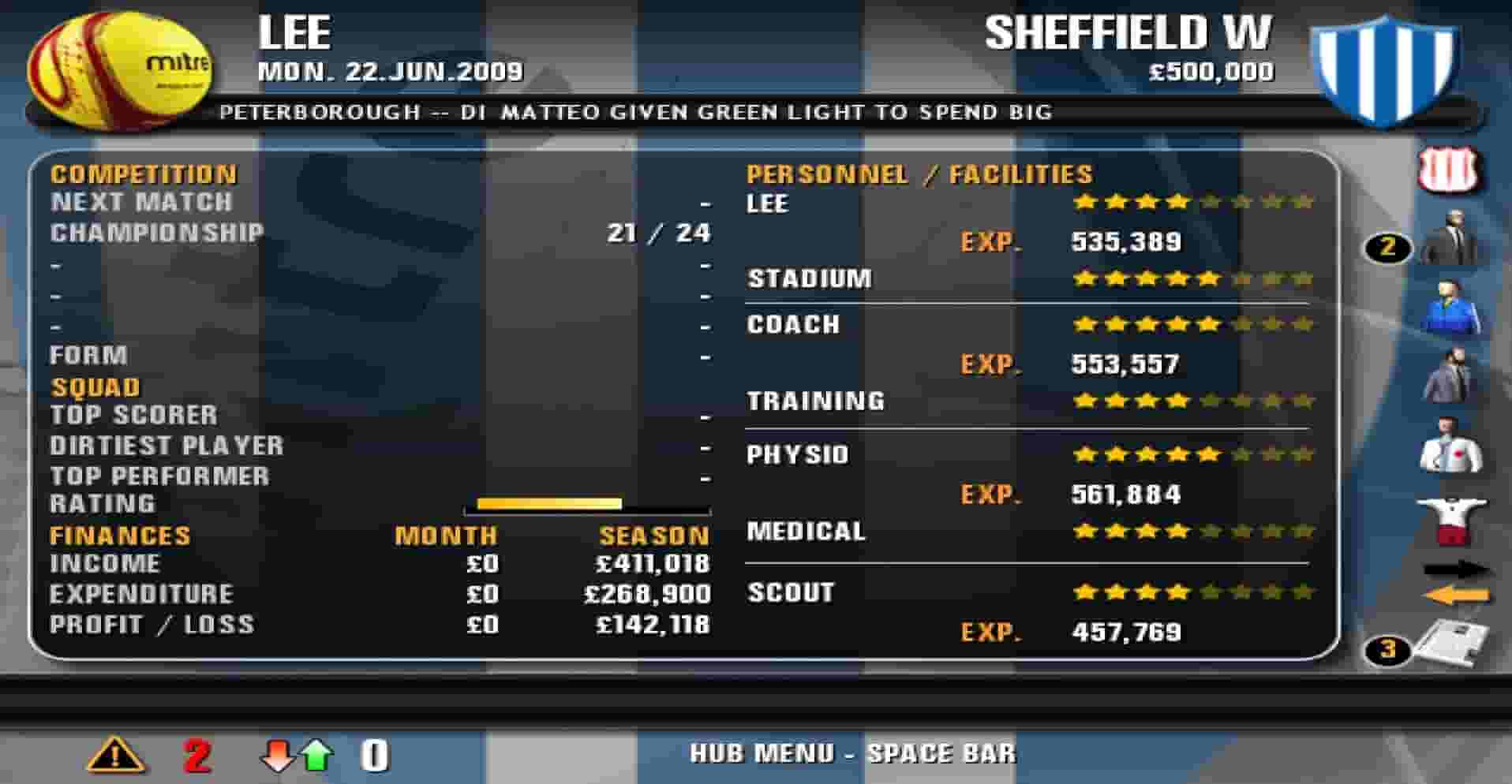 Premier Manager 10 screenshot thumbnail screenshot 2