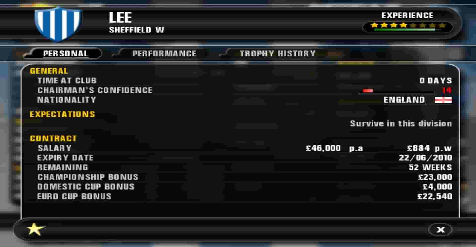 Premier Manager 10 screenshot thumbnail screenshot 8