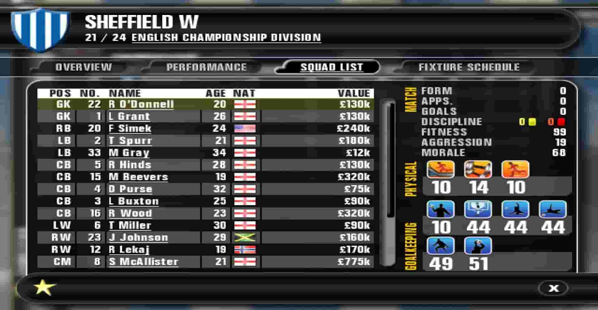 Premier Manager 10 screenshot thumbnail screenshot 9