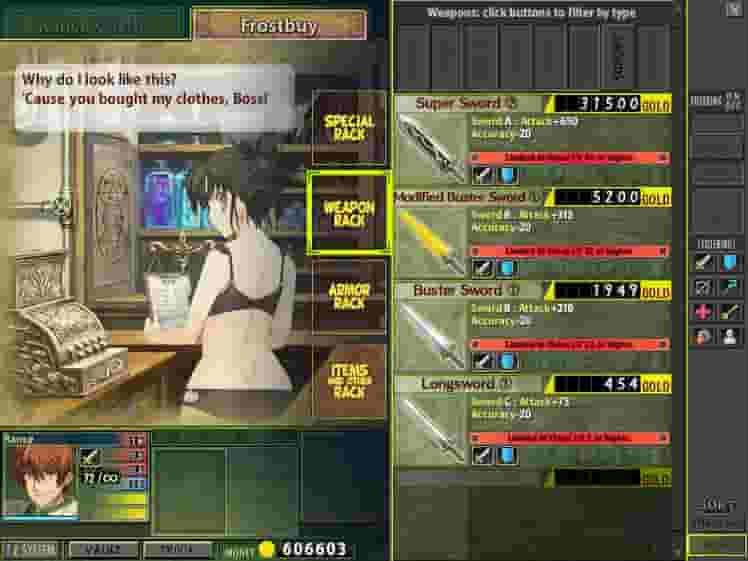 Rance Quest Magnum screenshot thumbnail screenshot 5