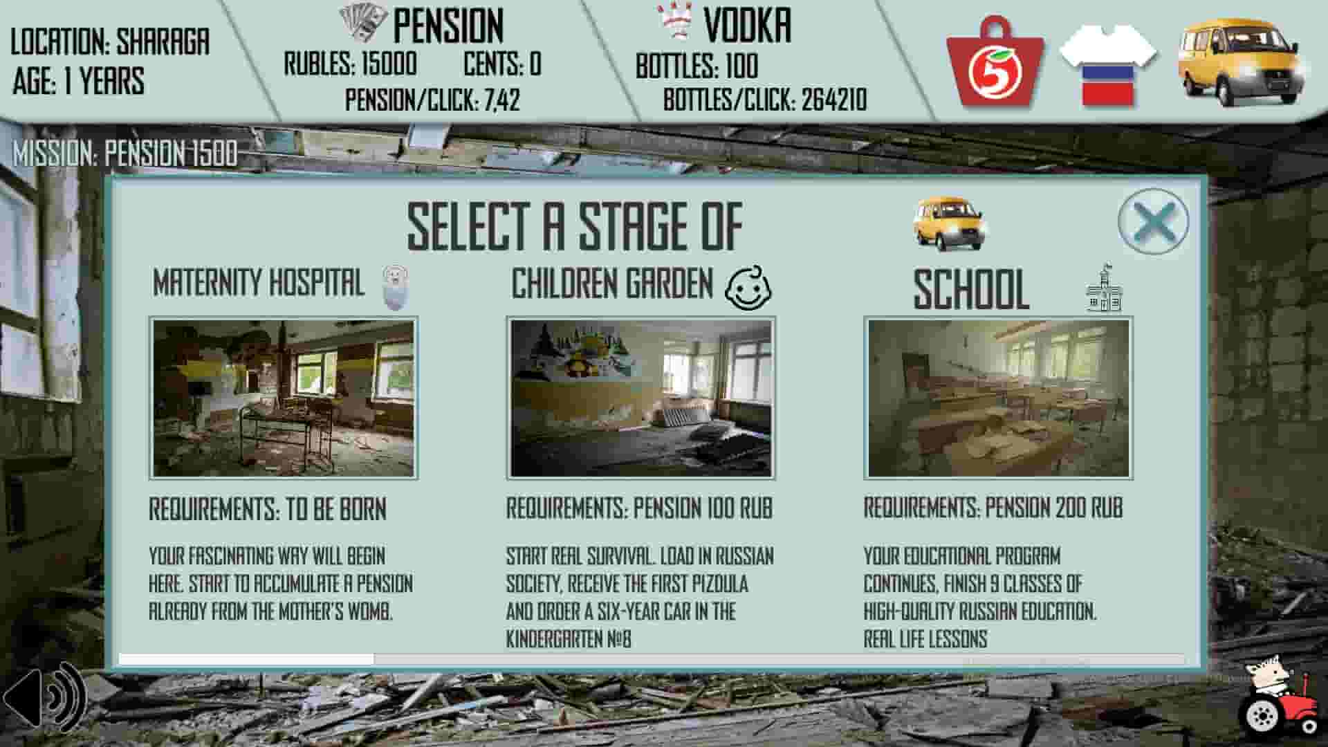 Russian Life Simulator screenshot thumbnail screenshot 3