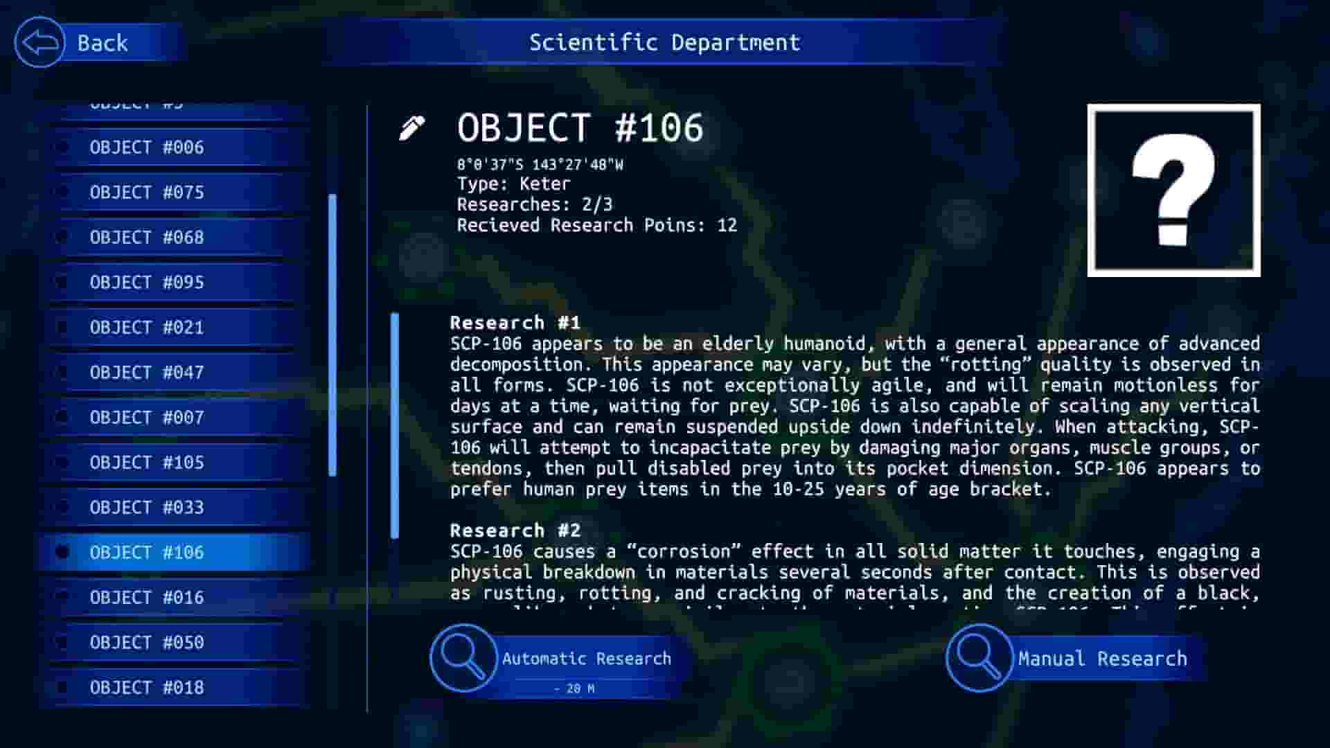 SCP Strategy screenshot thumbnail screenshot 7