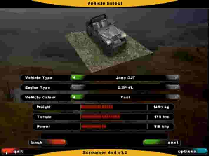Screamer 4x4 screenshot thumbnail screenshot 1