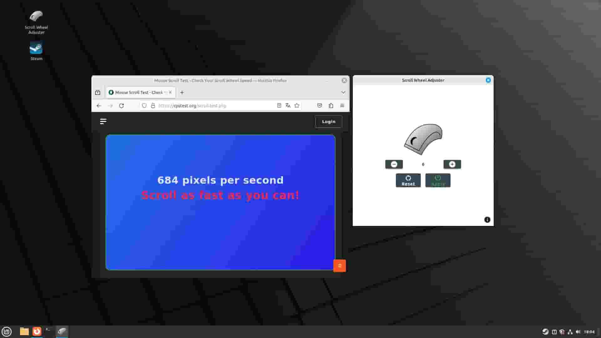 Scroll Wheel Adjuster screenshot thumbnail screenshot 1