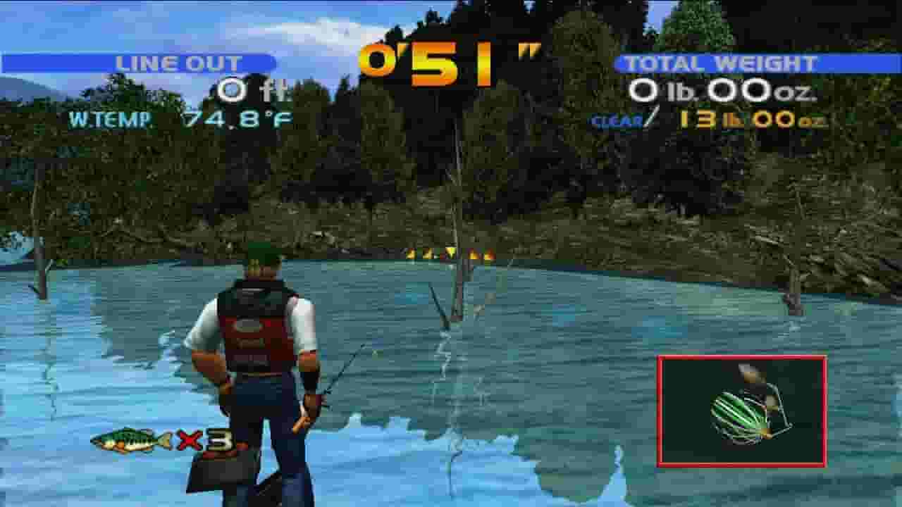 SEGA Bass Fishing screenshot thumbnail screenshot 1