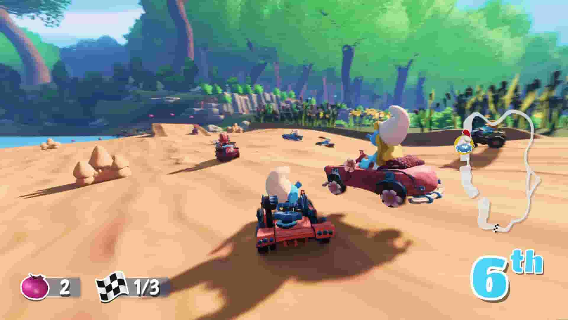 Smurfs Kart screenshot thumbnail screenshot 1