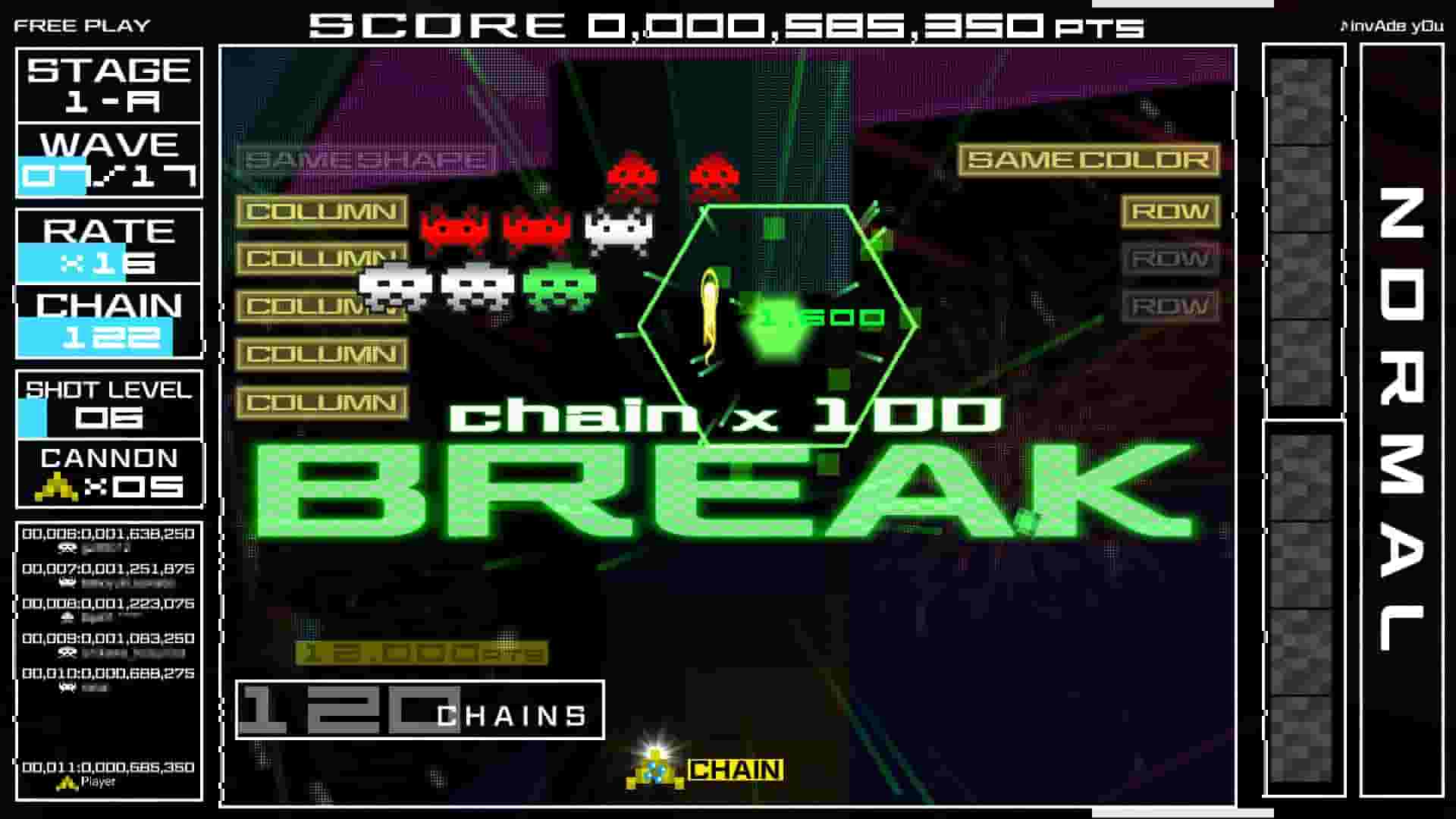 Space Invaders Extreme screenshot thumbnail screenshot 3