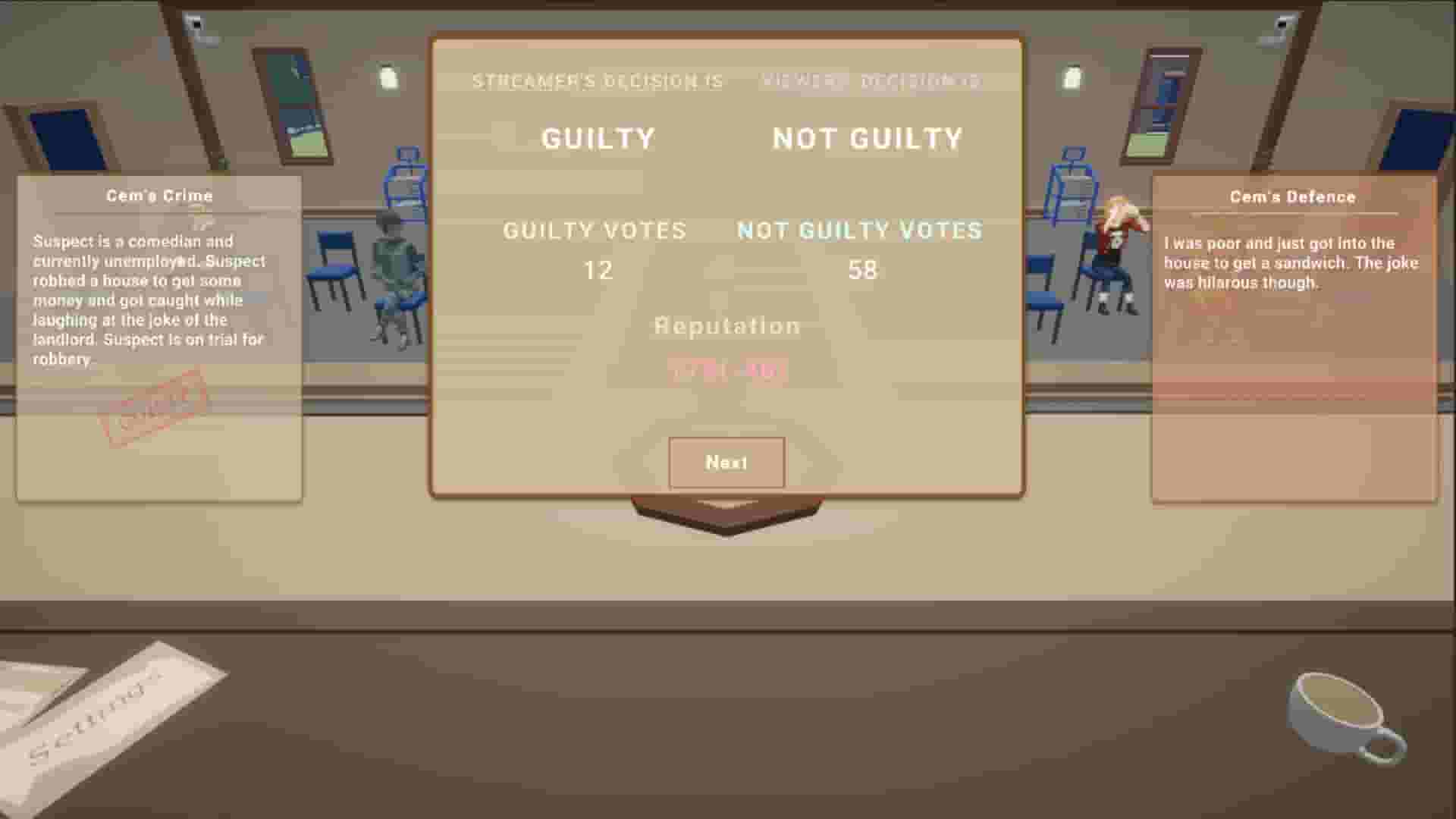 Streamer's Court screenshot thumbnail screenshot 1