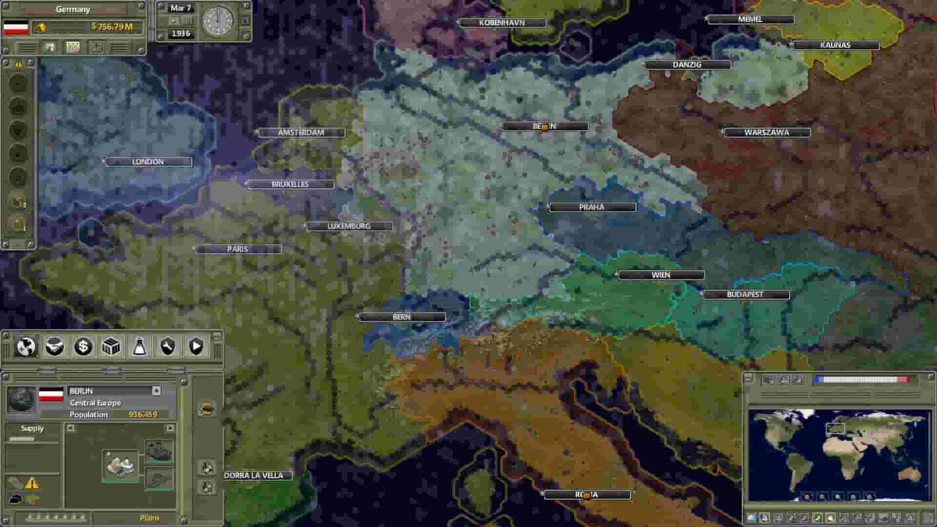 Supreme Ruler 1936 screenshot thumbnail screenshot 11