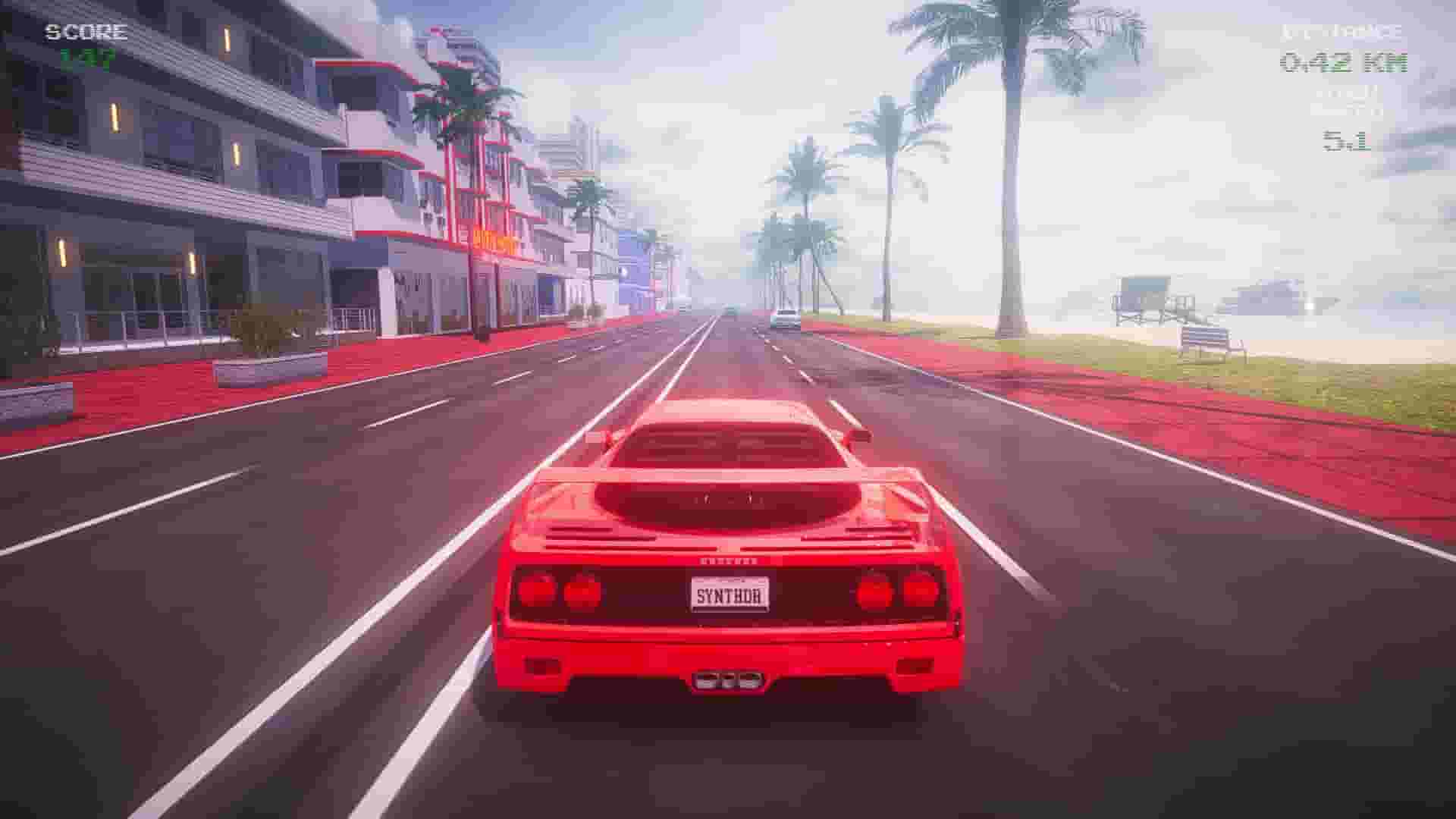 Synthwave Driver screenshot thumbnail screenshot 3