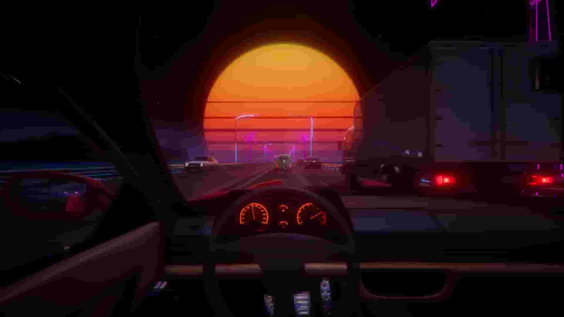 Synthwave Driver screenshot thumbnail screenshot 9