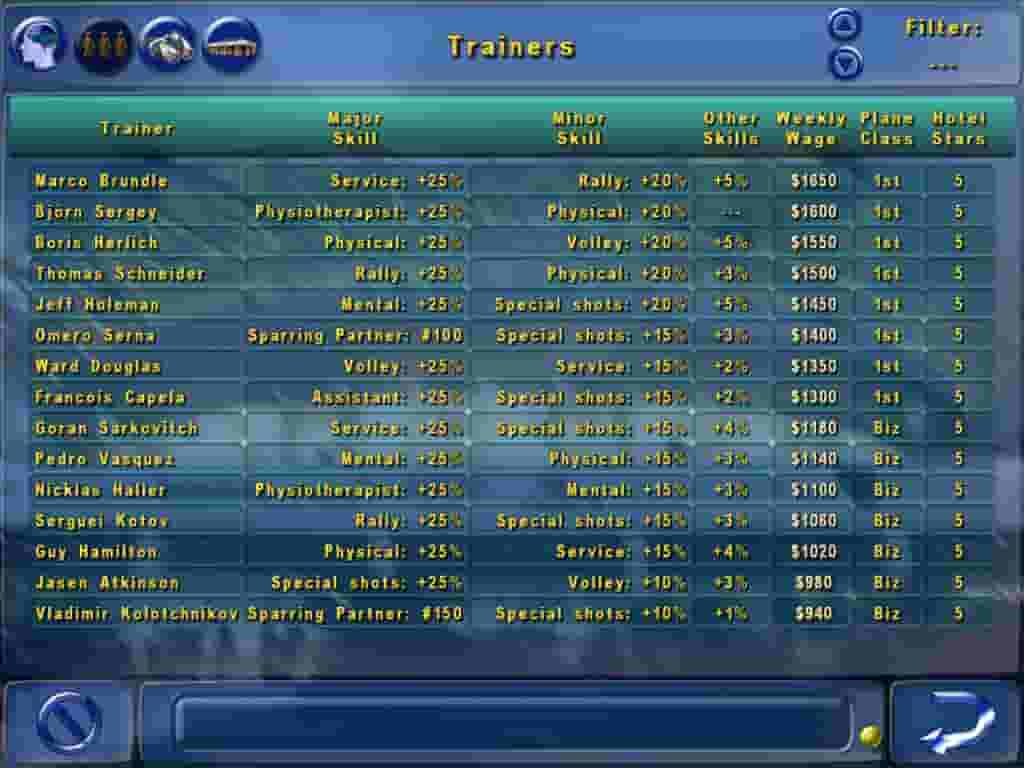 Tennis Elbow Manager screenshot thumbnail screenshot 4