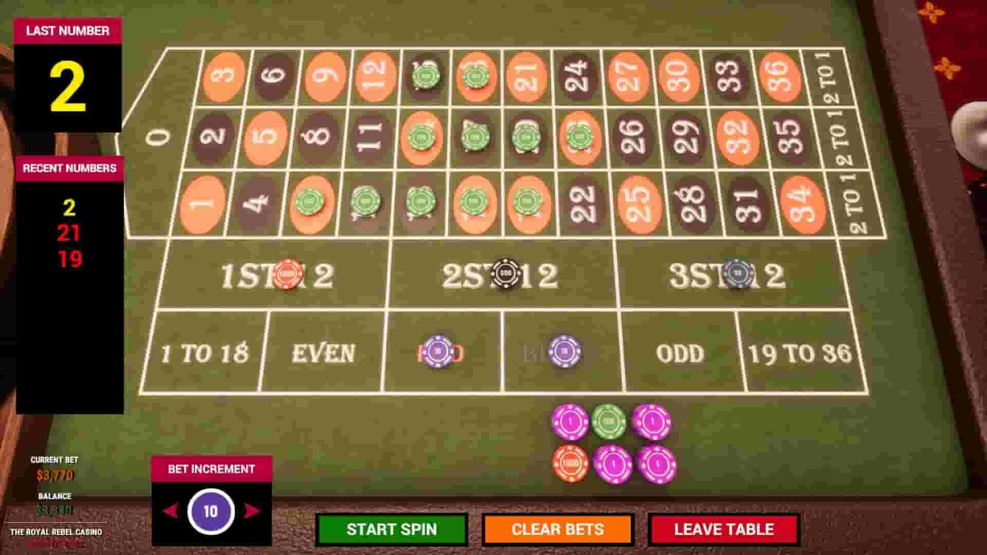 The Royal Rebel Casino screenshot thumbnail screenshot 2