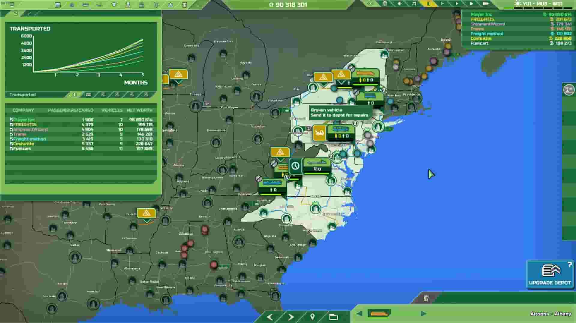 Transport INC screenshot thumbnail screenshot 0