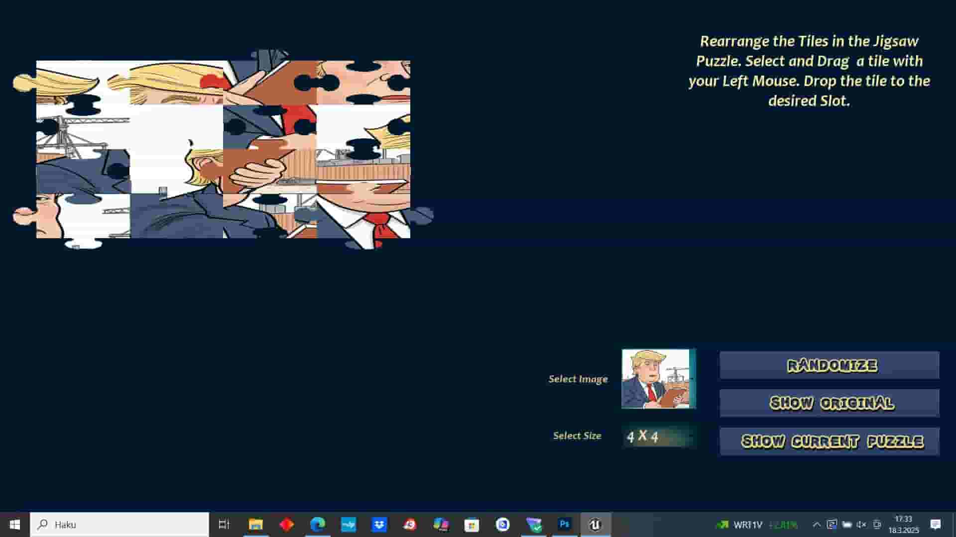 Trump Jigsaw screenshot thumbnail screenshot 1