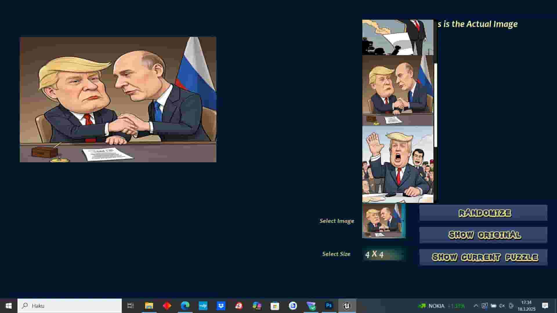 Trump Jigsaw screenshot thumbnail screenshot 3