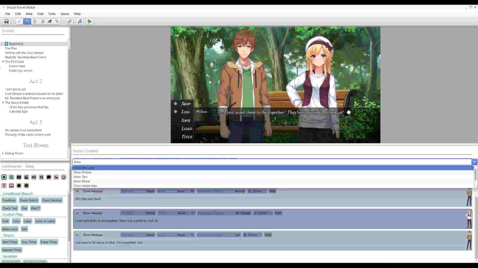 Visual Novel Maker screenshot thumbnail screenshot 3