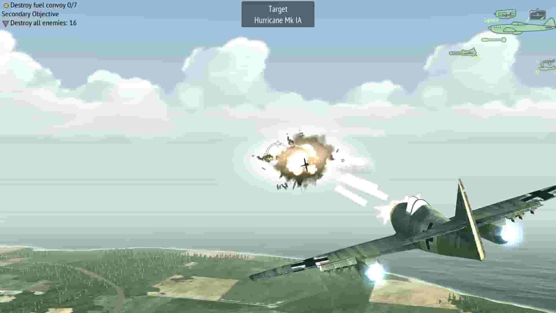 Warplanes: WW2 Dogfight screenshot thumbnail screenshot 5