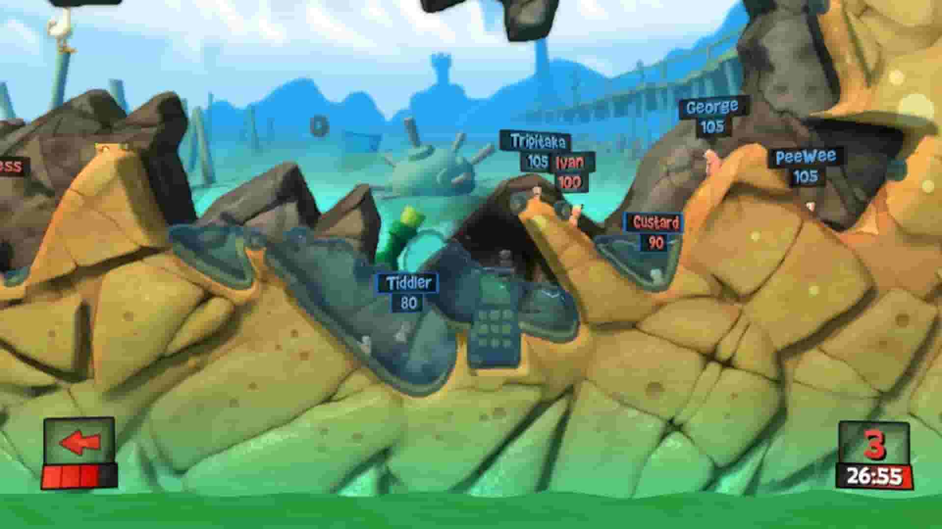 Worms Revolution screenshot thumbnail screenshot 1