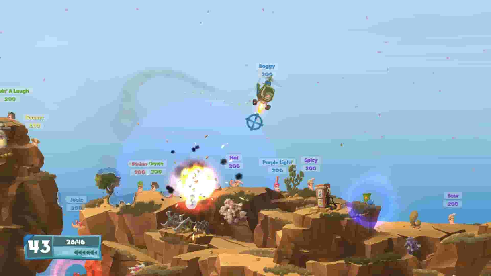 Worms W.M.D screenshot thumbnail screenshot 3
