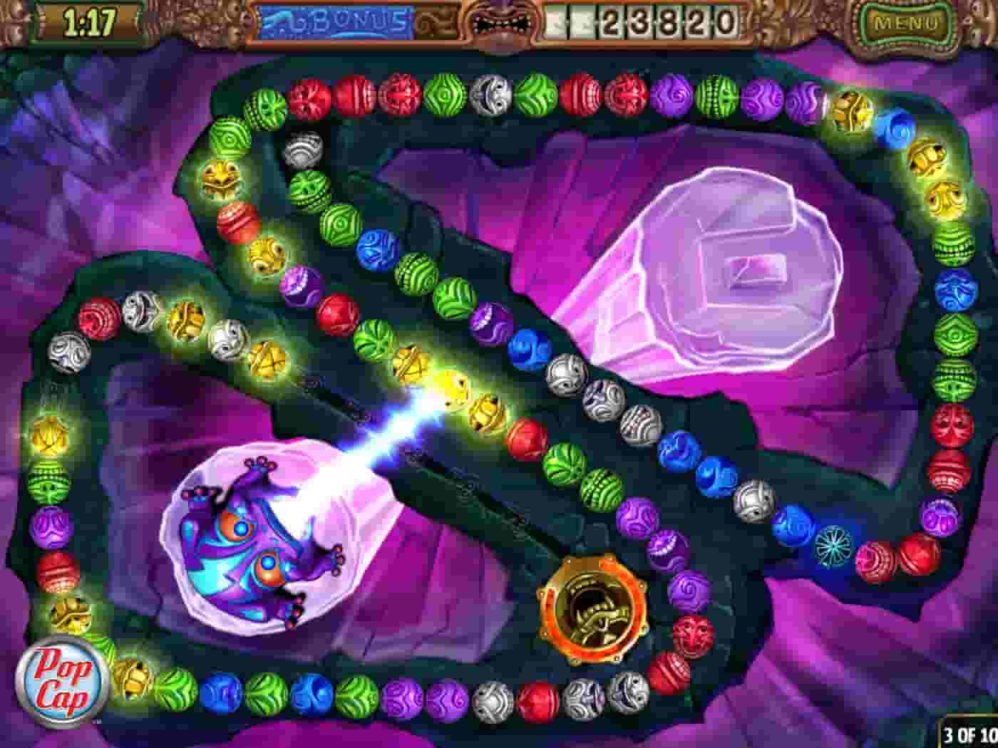 Zuma's Revenge! screenshot thumbnail screenshot 1