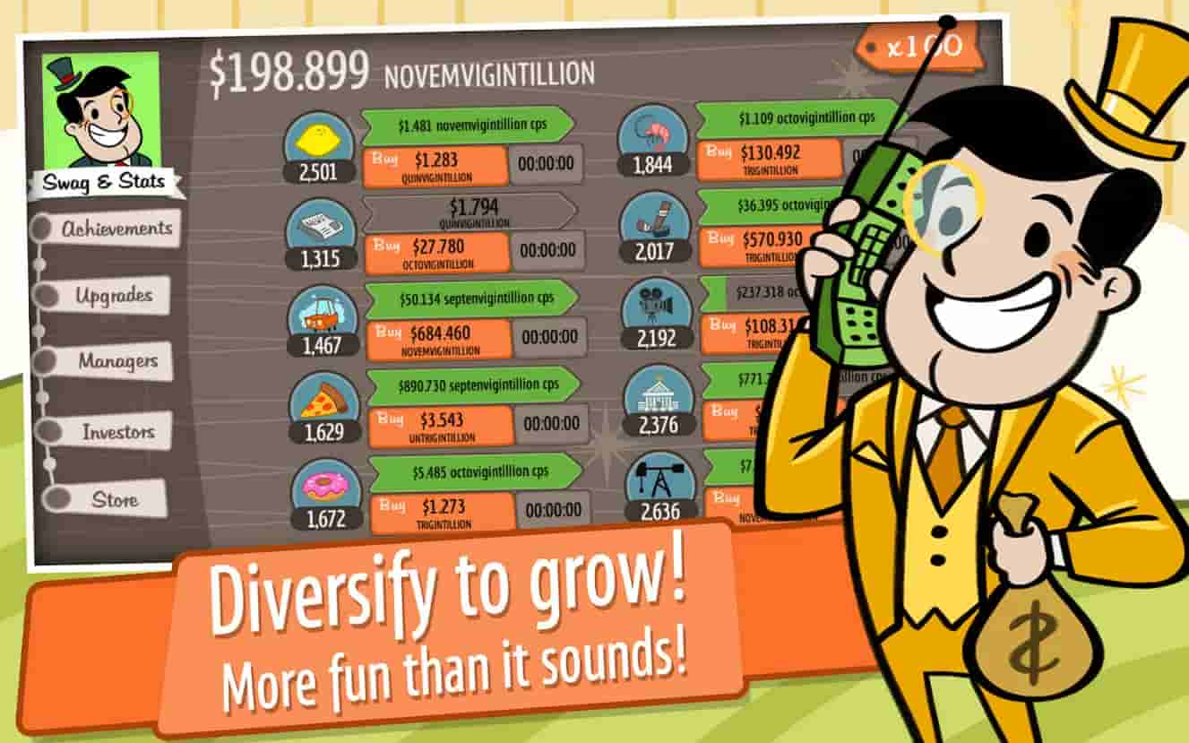 AdVenture Capitalist screenshot thumbnail screenshot 2