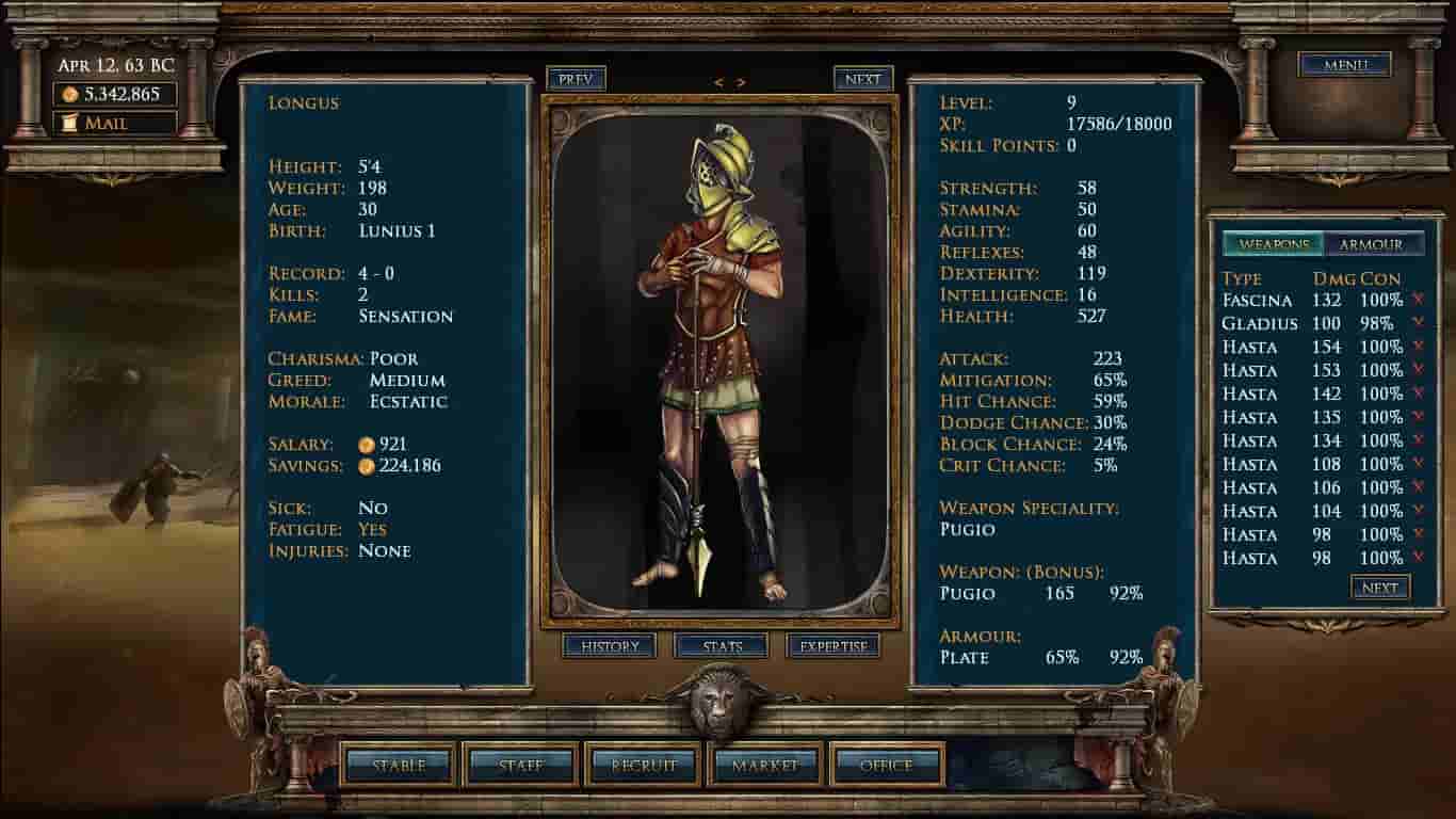 Age of Gladiators screenshot thumbnail screenshot 1