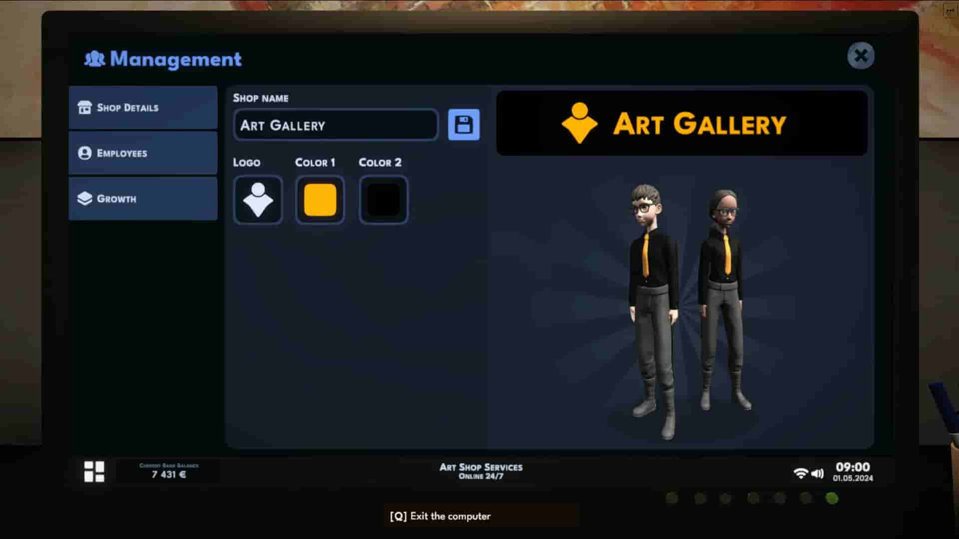 Art Shop Simulator screenshot thumbnail screenshot 15