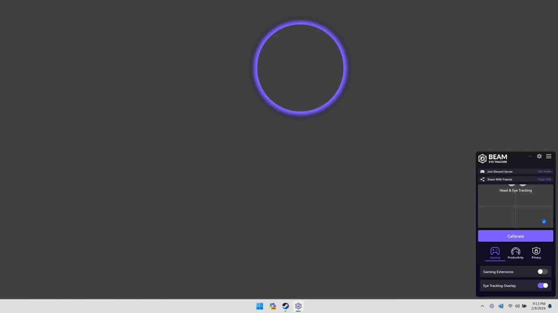 Beam Eye Tracker screenshot thumbnail screenshot 0