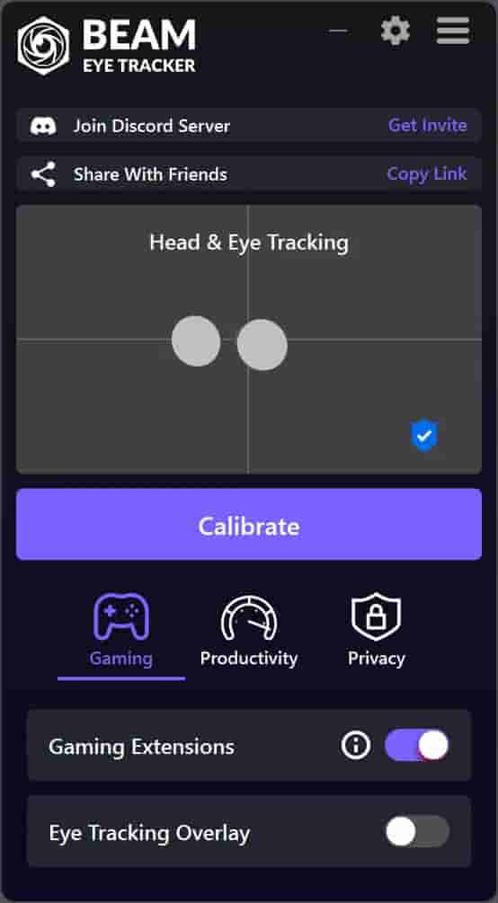 Beam Eye Tracker screenshot thumbnail screenshot 1