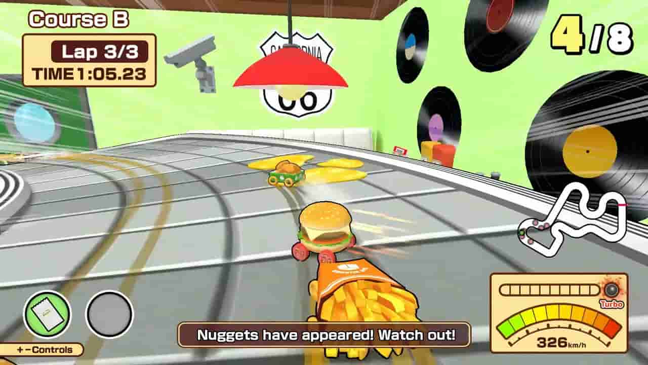 BURGER RACE screenshot thumbnail screenshot 0