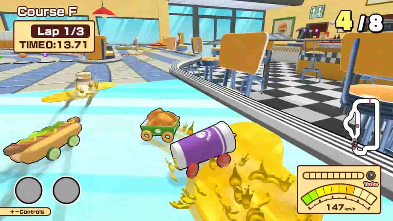 BURGER RACE screenshot thumbnail screenshot 2