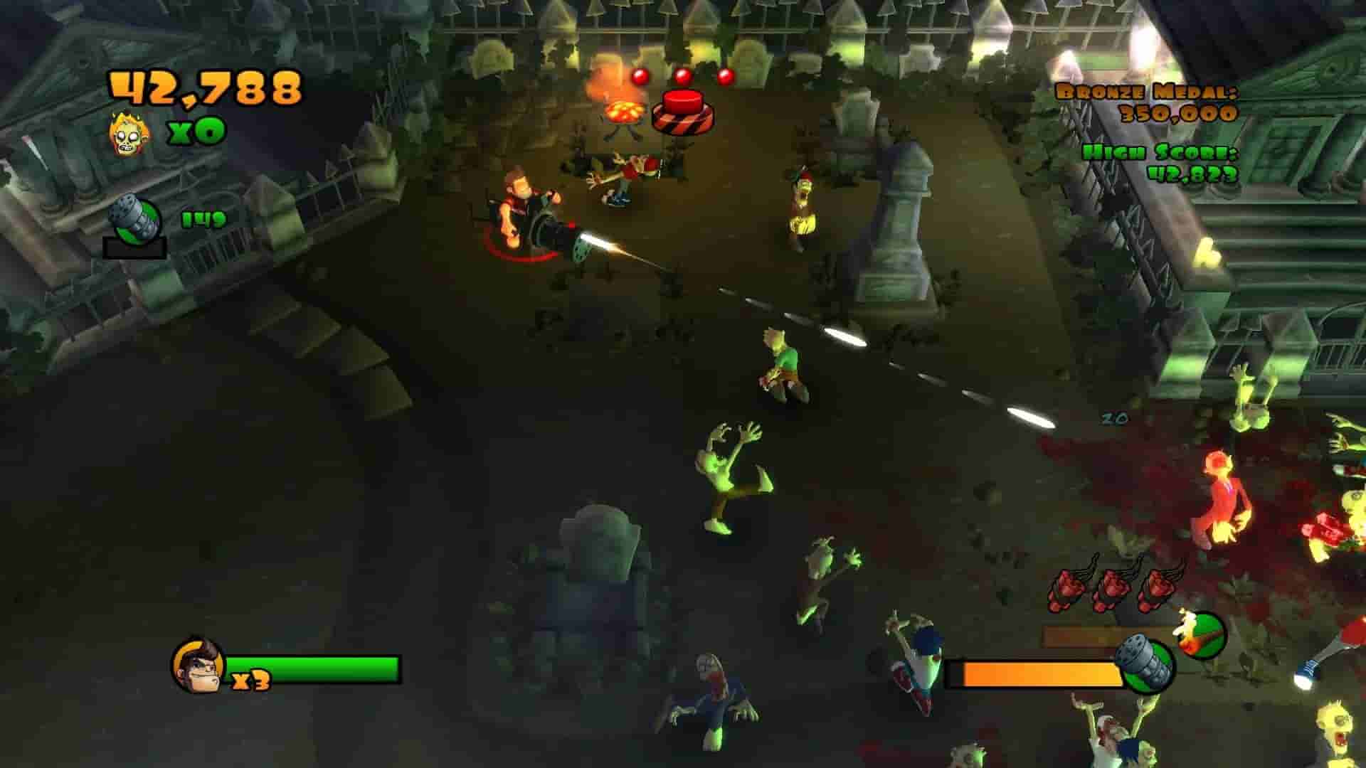 Burn Zombie Burn! screenshot thumbnail screenshot 7
