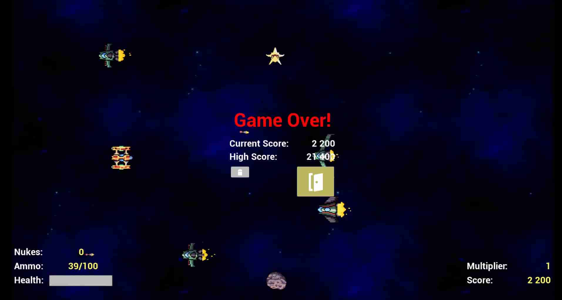 Cake Space Shooter screenshot thumbnail screenshot 1